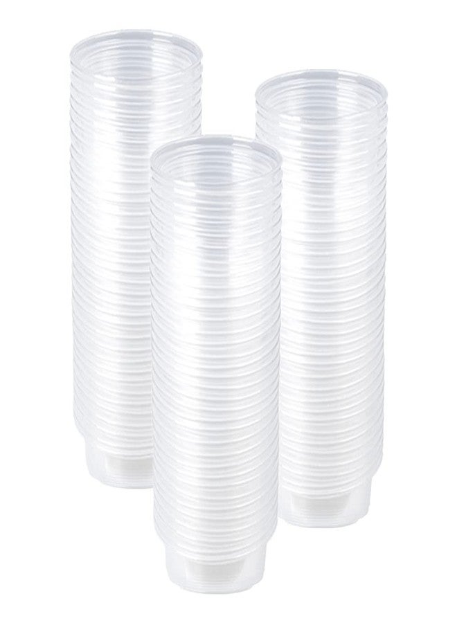 WOLEDOE 100Pcs Crested Gecko Food Dish, 0.5oz Plastic Reptile Feeding Cups - Image 1